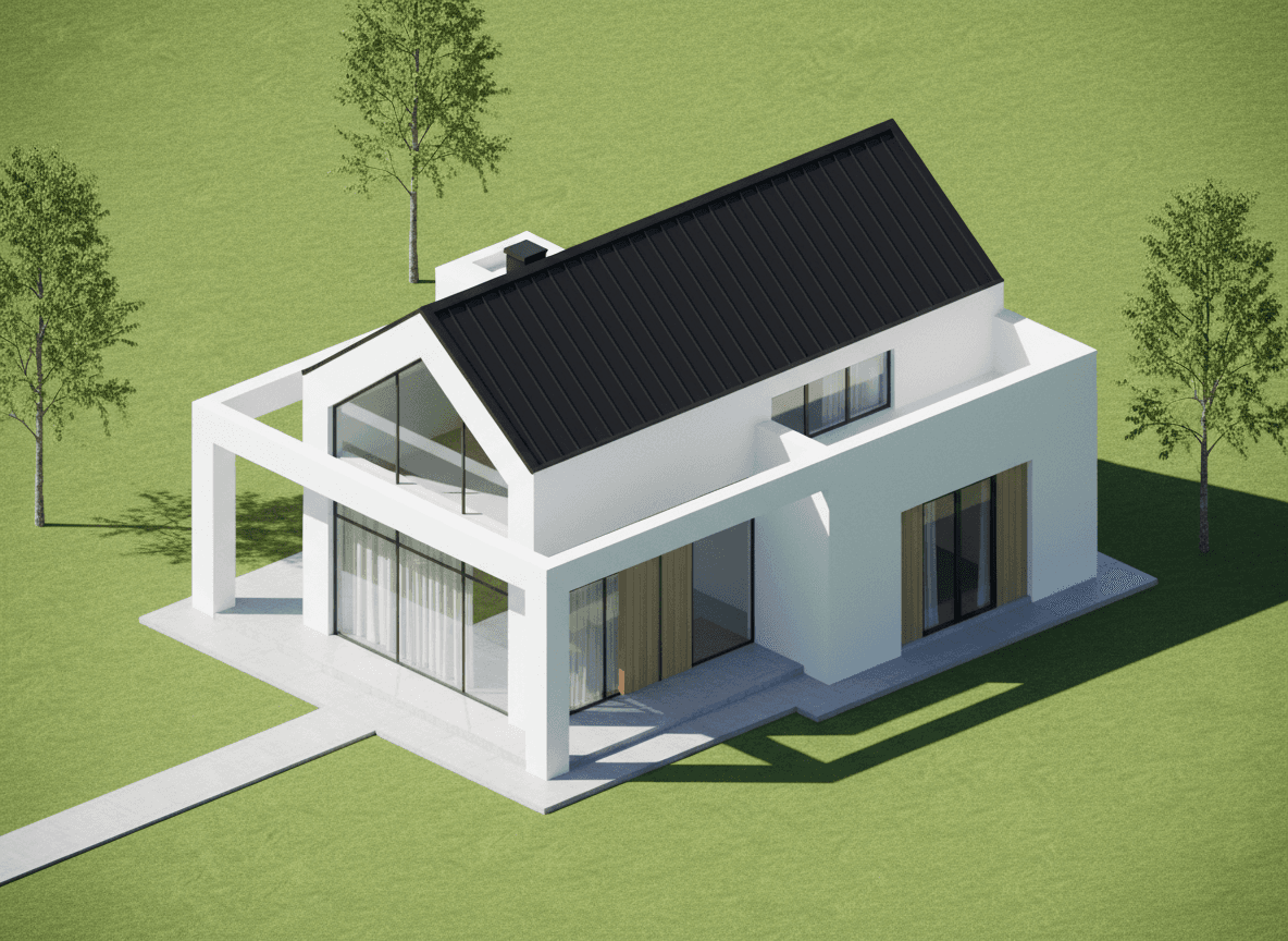 3D-модель дома BESTA Construction